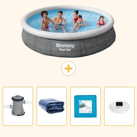Bestway Bestway Fast Set Ronde - 366x76 cm - 5-pièces S326 (1/5)
