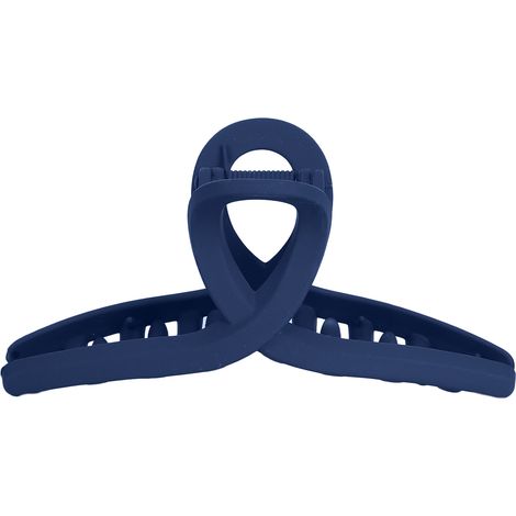 Dekorative, rutschfeste Haarspangen für mittellanges Haar – Marineblau (1/5)