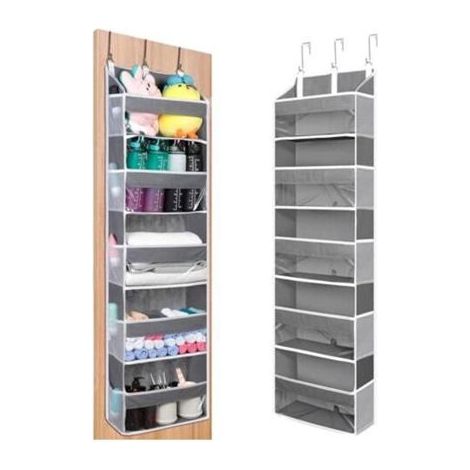 Ce portant de rangement suspendu multifonctionnel est idéal pour organiser différentes pièces de votre maison. Grâce à ses c (1/5)