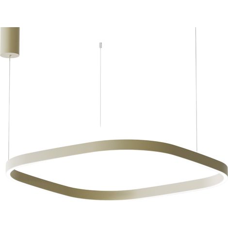 Lampada a Sospensione CRISEIDE S/1G Q - 80W LED 3000K Dimmerabile in Verde Salvia, Struttura in Alluminio, Diffusore in Silicone - Gealuce (1/3)