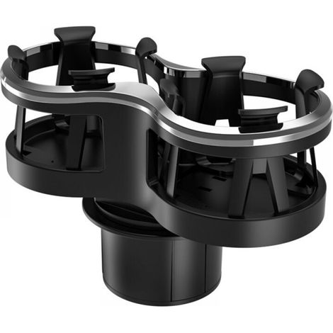Car Cup Holder, 2 Universal Anti Vibration Car Bottle Holders, Drink Holder with Extendable and Removable Base (1/4)