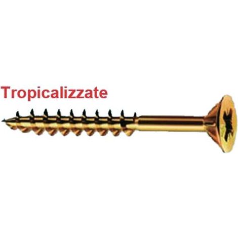 Viti Mustad Panel-vit parz. filettate- 3,5x30 mm. - Tropicalizzate Conf. 500 Pz