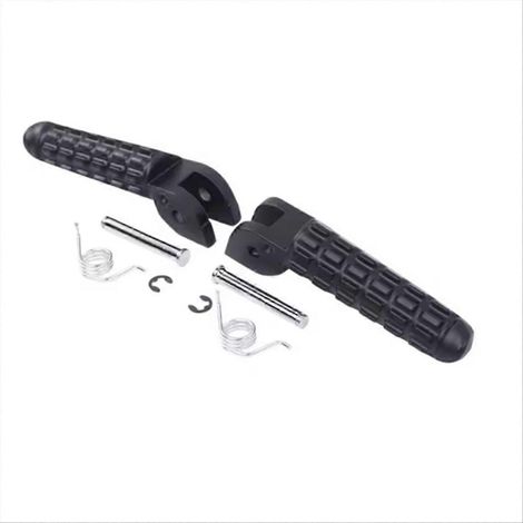 Repose-pieds avant pour moto, compatibles avec les modèles 696 et 796 (2009-2014). Pédales incluses. (1/5)