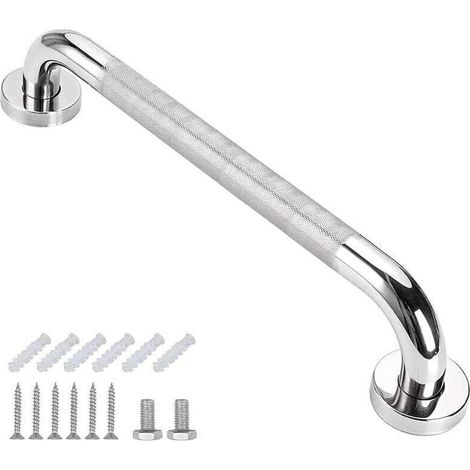 INHHUB 40 cm Haltegriff fürs Badezimmer – rutschfest, Edelstahl, für die Dusche – inklusive Schrauben – INHHUB (1/4)