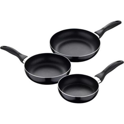 Poêles à frire - San Ignacio - Set 3 pièces - Aluminium pressé - Compatible induction - 16-20-24cm (1/2)