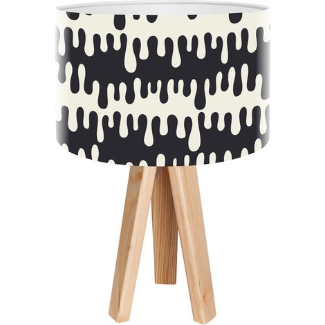 Lampe de chevet stamps foto-106 - Bois clair, blanc (1/3)