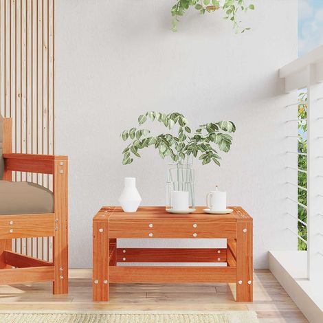 vidaXL Poggiapiedi da Giardino Legno di pino massiccio