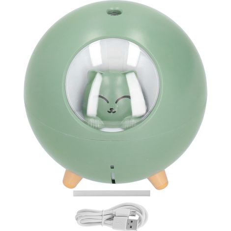 Mini-USB-Luftbefeuchter für Auto, Büro und Schlafzimmer – 220 ml, Grün (1/5)