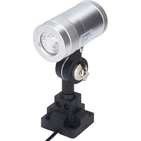 Lampe de travail LED 7W pour machine-outil, éclairage à bras articulé pour équipement CNC, étanche et antiexplosion (220V, commande : M4) (1/5)