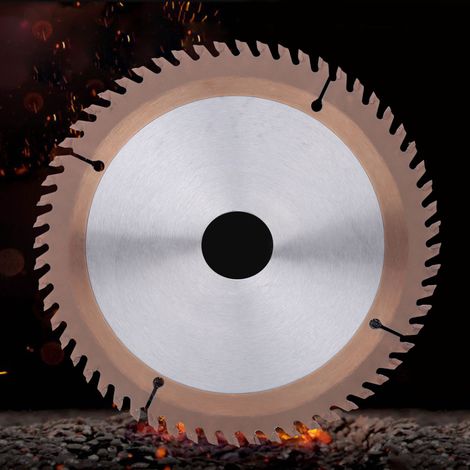 Lame de scie circulaire en carbure de tungstène (TCT) de 15,2 cm x 25,4 mm pour la coupe du bois, outil de menuisier, 60 dents