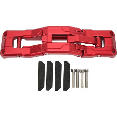 Marchepied en alliage d'aluminium pour charnière de porte, remplacement pour Jeep Wrangler JK JKU JL JLU 2007‑2021, Rouge (1/5)