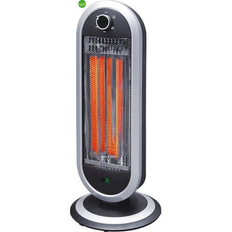 Stufa al Carbonio Vulcano Oscillante Antiribaltamento GCH03 900 Watt