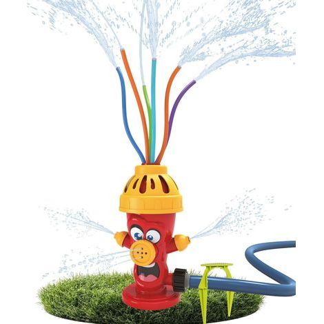 60215 Arroseur d'eau Hydrant - pour Enfants à partir de 3 Ans - avec tuyaux d'arrosage - coloré - 13,5 x 9,5 x 22,5 cm (1/5)