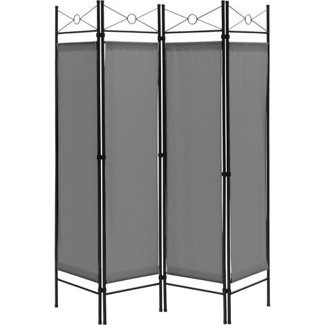 4-Panel Room Divider Folding Privacy Screen Freestanding Protective Partition (1/5)