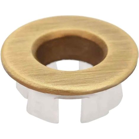 Bague de trop-plein dévier Insert en laiton Couvercle de trop-plein rond dans les pièces de rechange pour lavabo de cuisine