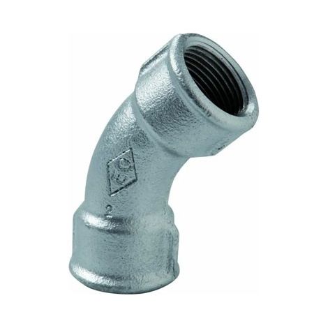 41 curva 45° FF ø1"1/2 ghisa zincata 04105007