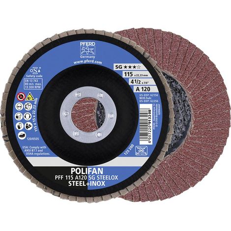 Gamma Macinazione Ø 115 Mm (13 300 Giri / Min), Polifan® Sg-A, Grade: 120 (1/3)