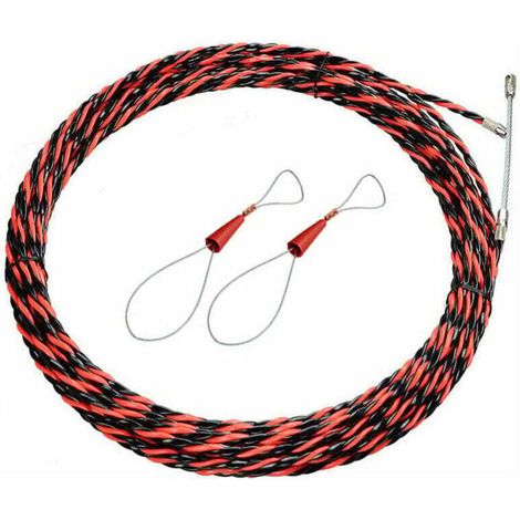 Electrician’s needle 50 m – 5 mm diameter electrical cable puller – Retractable needle for electrical cables and extension leads (1/4)