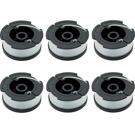 Pack of 6 Spools A6481 A6485 for Black Decker String Trimmers (1/5)