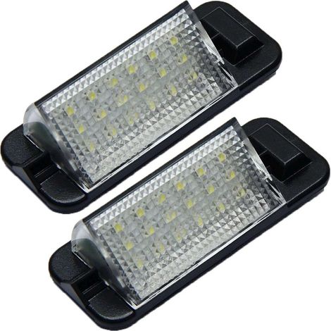KIT LUCI TARGA A LED COMPATIBILE CON BMW E36  TUTTI I MODELLI  BJ 1990-2000, VETRO TRASPARENTE (1/3)