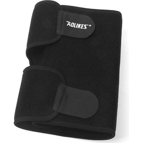 AOLIKES Ceinture de compression de soutien des cuisses pour le sport (noire)-Black