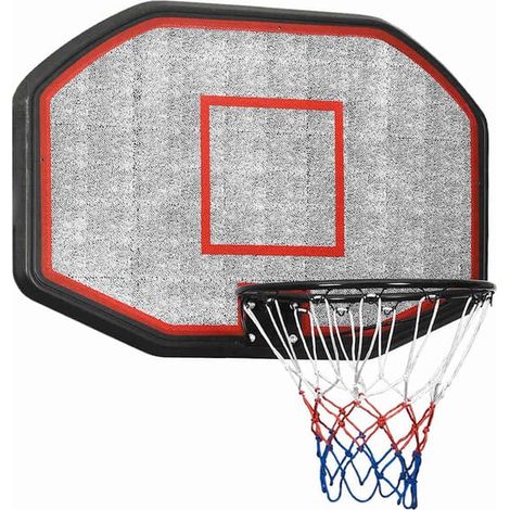 Panneau de basket-ball noir, 109x71x3 cm, en polyéthylène. (1/5)