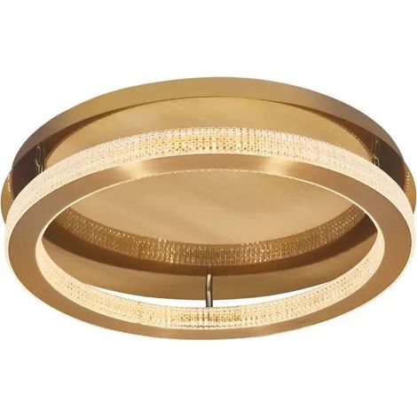 [NEUWERTIG] B-Ware Nova Luce Deckenleuchte Deckenlampe Led Fiore Gold Warmweiß Dimmbar Kristall