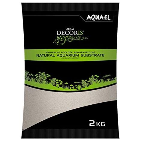 Aquael Sabbia silicea 0,1-0,3 mm - 2 kg, sabbia bianca