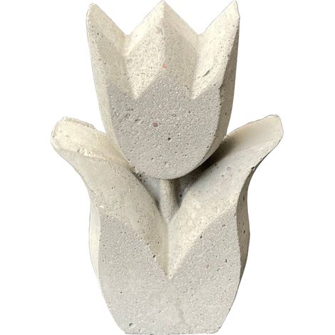 Betonfigur Tulpe TOPPY - handgefertigte Dekoration für Garten und Haus (1/5)