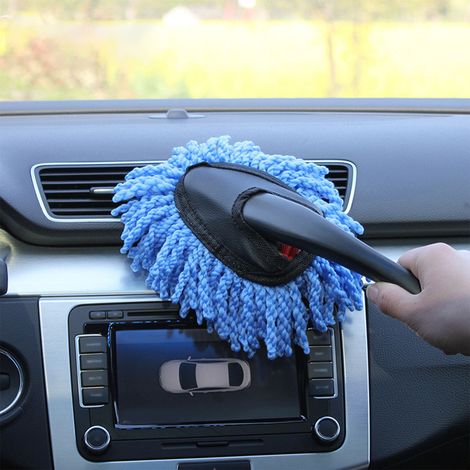 Fregona ergonómica de microfibra para encerar coches: potente, absorbente y resistente a los arañazos. (1/5)