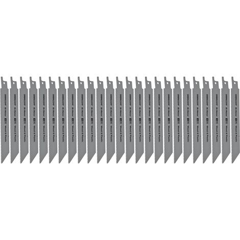 Reciprocating Saw Blade Wood & Plastics 150mm Length 10tpi Pack of 25 (1/2)