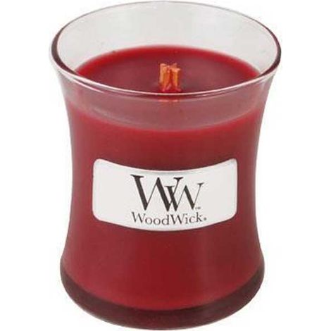 Candela WoodWick al profumo di cannella e chai, 85 g