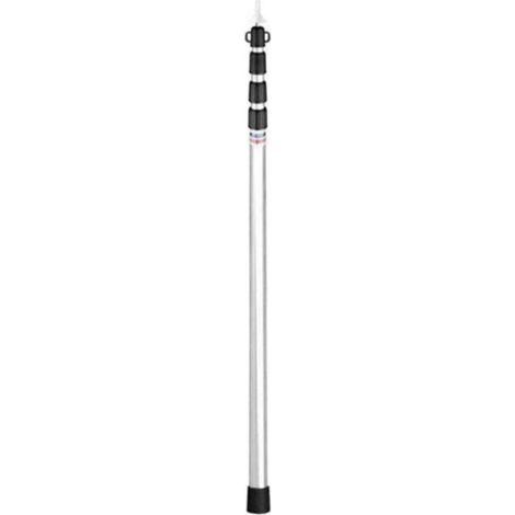 Pair Mât télescopique réglable en aluminium 4 sections 230 cm Stabilité accrue avec tubes de 30 mm Pour tentes et bâches en extérieur (1/5)