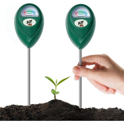 2PCS Humidimètre de Sol Hydromètre, Capteur Humidité Sol Hygrometre Plante, Soil Moisture Meter Soil Tester Jardinage Testeur de Sol Mètre d'humidité (Pas Besoin de Batterie) (1/3)