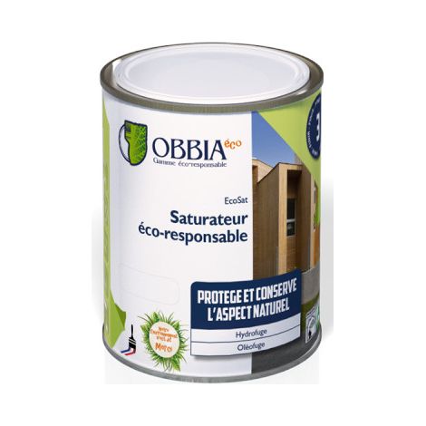 Saturateur ÉCO-RESPONSABLE chêne clair 1L - OBBIA - ECOSAT1/03 (1/2)