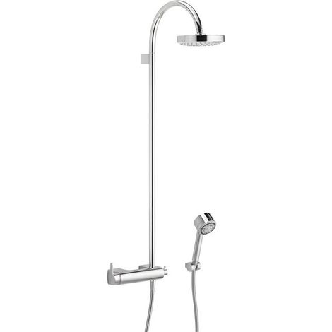 Miscelatore doccia monocomando ELEGANCE con soffione KEUCO cromato