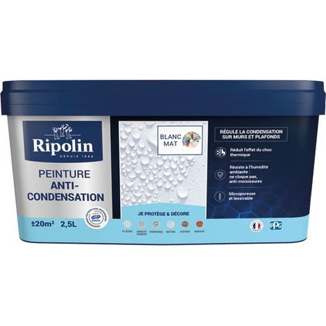 Peinture Anti-condensation Ripolin Isolation Thermique & Anti-humidité - Ripolin