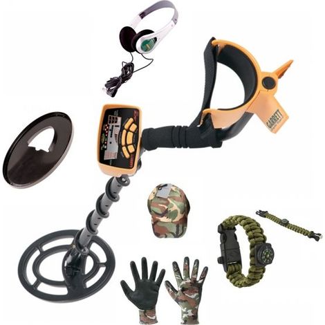 Garrett metal detector ACE 250 + Cuffie + Copri piastra (Survival pack) 1139070
