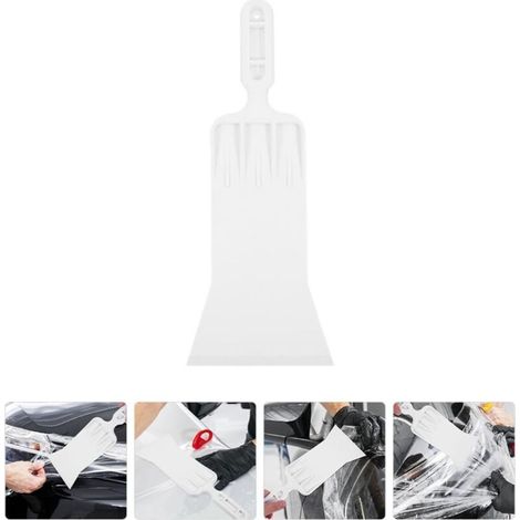 GDHZS- Raclette pour Film Automobile 385X15 CM Poignée Longue Grattoir en Silicone et Caoutchouc blanc Outil de Pose et Nettoyage de Films Fenêtre pour Vitres et Pare-Brise Voiture (1/5)