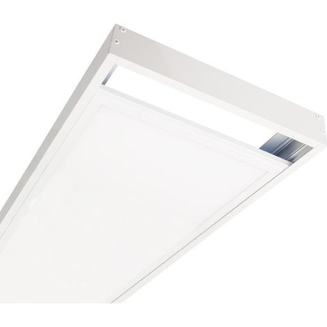 Kit en Saillie pour Dalle LED Slim 120x30 - Unité / Blanc - SILUMEN