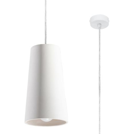 Lámparas colgantes Gulcan blanco cerámica 1xE27 16cm Sollux (1/2)