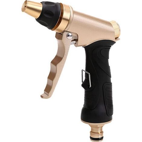 Pistolet de lavage auto, embout de tuyau d'arrosage robuste en métal, 100 % métal haute pression (1/5)