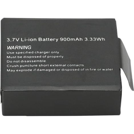 Piles originales pour caméra SJCAM SJ4000 SJ5000 M10, batterie 3,7 V 900 mAh, pack de batteries de sport (1/5)