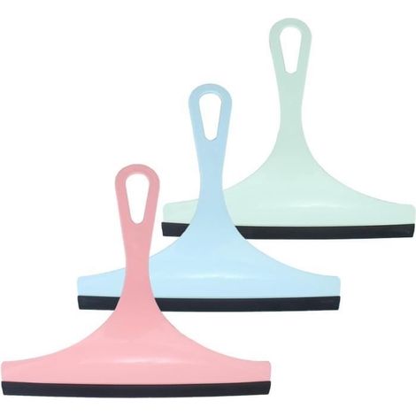 3-teiliges Abzieher-Set für Dusche, Fenster und Bad, geeignet für Badezimmer, Glastüren, Spiegel, Fenster, Fliesen und Böden