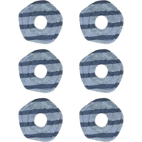Lingettes nettoyantes lavables pour aspirateur robot Eufy X10 Pro OMNI, balai de rechange en microfibre pour aspirateur robot. (1/5)