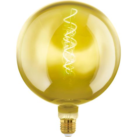 Lampe LED E27 dimmable, forme globe, Big Size, filament vintage