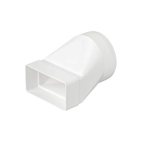 Connecteur de conduit airRoxy duct connector 220x55/ø125 plastique 22.4x5.7x21 cm