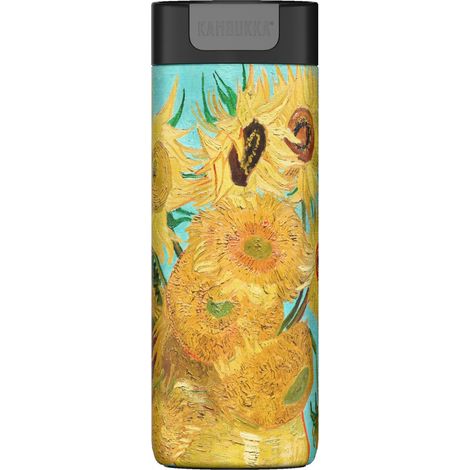 Taza térmica Kambukka Olympus con diseño de doce girasoles, 500 ml (1/5)