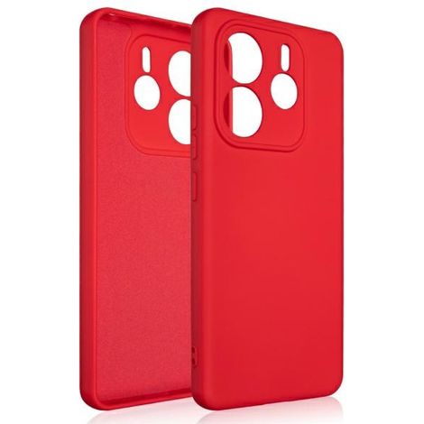 Custodia in silicone Beline rossa per Xiaomi Redmi Note 14 (1/3)