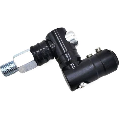 Universelle Motorradspiegelhalterung aus eloxiertem Aluminium – Verstellbare Armverlängerung für Lenker mit 22–32 mm Durchmesser, 2er-Set